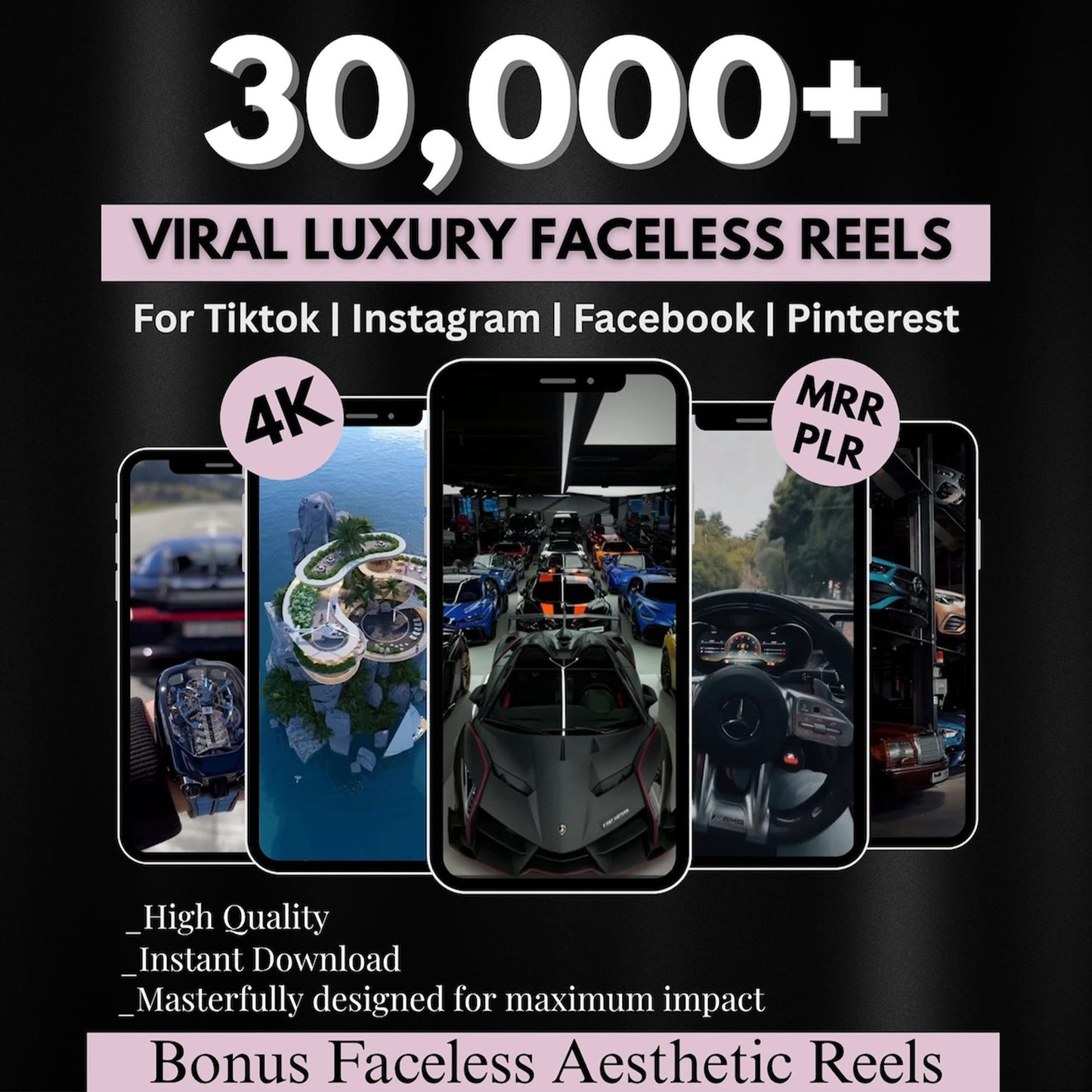 30,000 Luxury B-Roll Clips - Your Shortcut to Viral Content